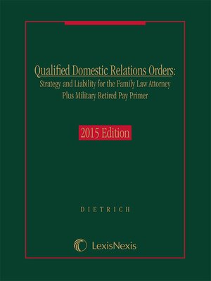 cover image of Qualified Domestic Relations Orders